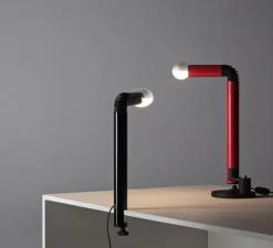 Lampe à poser, Periscopio, rouge, L29,9cm, H67,9cm - Stilnovo