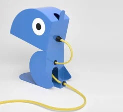 Lampe à poser, Perroquet, Bleu, L19cm, H23cm - Bleu Carmin Design