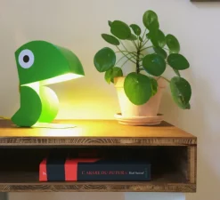 Lampe à poser, Perroquet, vert, L19cm, H23cm - Bleu Carmin Design