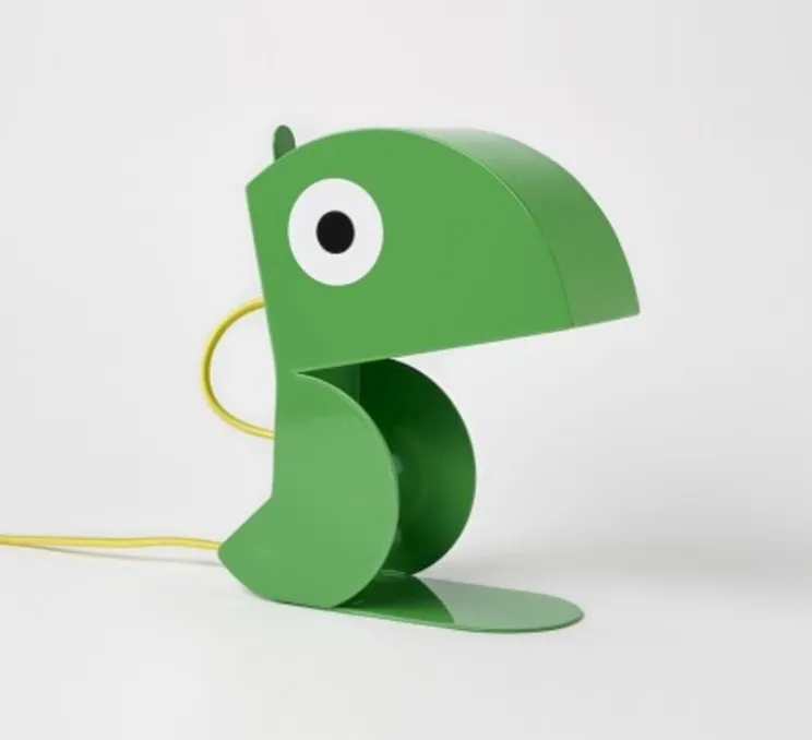 Lampe à poser, Perroquet, vert, L19cm, H23cm - Bleu Carmin Design