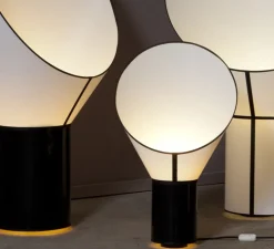 Lampe à poser, Petit Cargo, noir, blanc, H67cm - Designheure