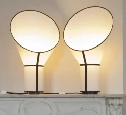 Lampe à poser, Petit Cargo, blanc, noir, H67cm - Designheure