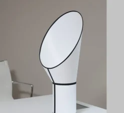 Lampe à poser, Petit Cargo, blanc, noir, H67cm - Designheure