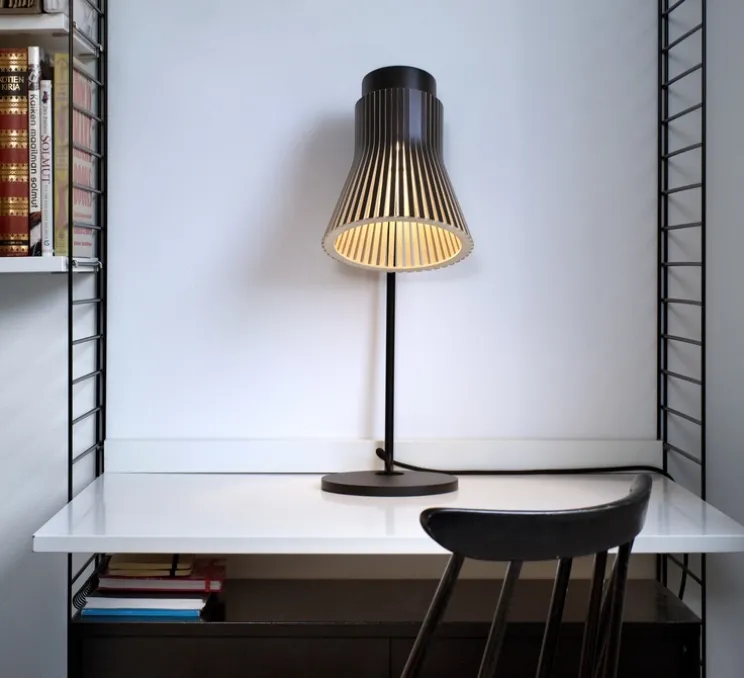 Lampe à poser, Petite 4620, noir, LED, L20cm, H56cm - Secto Design