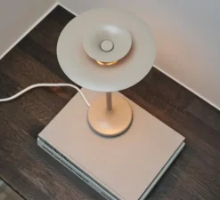 Lampe à poser, Picasso, nougat, Ø18cm, H34,8cm - Belid