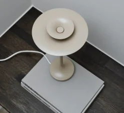 Lampe à poser, Picasso, nougat, Ø18cm, H34,8cm - Belid