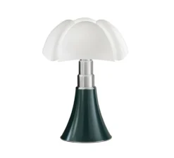 Lampe à poser, Pipistrello, Vert foncé, Ø55cm, H86cm - Martinelli Luce