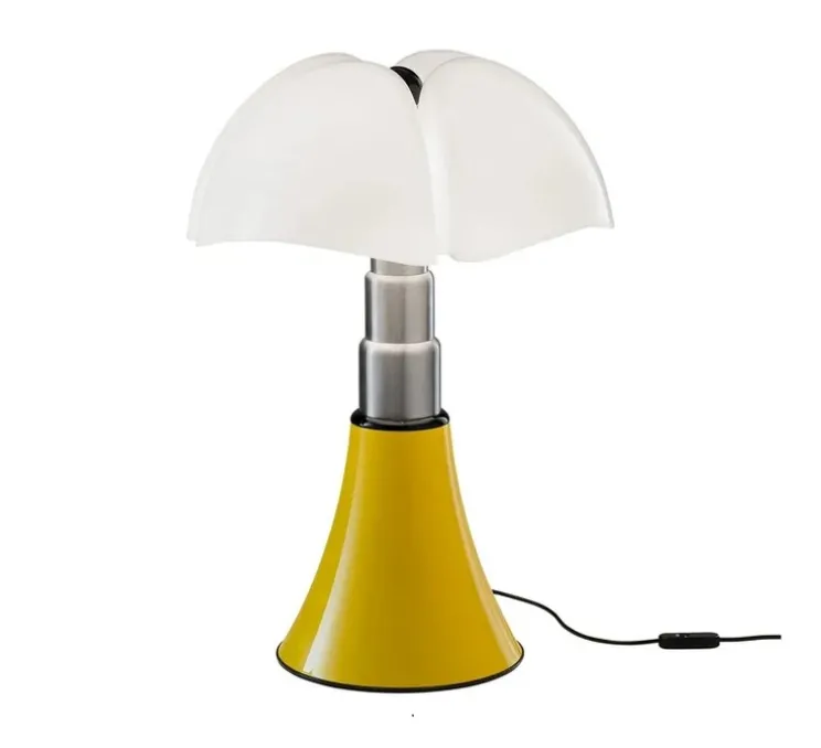 Lampe à poser, Pipistrello Pop, Medium, jaune, LED, 2700K, 1400 lm, variation, H62cm, Ø40cm - Martinelli Luce