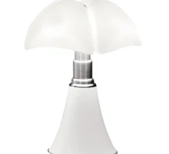 Lampe à poser, PIPISTRELLO, variateur LED, blanc, Ø55cm, H86cm - Martinelli