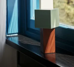 Lampe à poser, Pivot ATD7, rouille, menthe, IP44, Ø10cm, H26cm - Andtradition