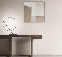 Lampe à poser, Poise, noir et blanc, LED, dim, 2700k, 1050 lm, Ø48,5cm, H109cm - KDLN