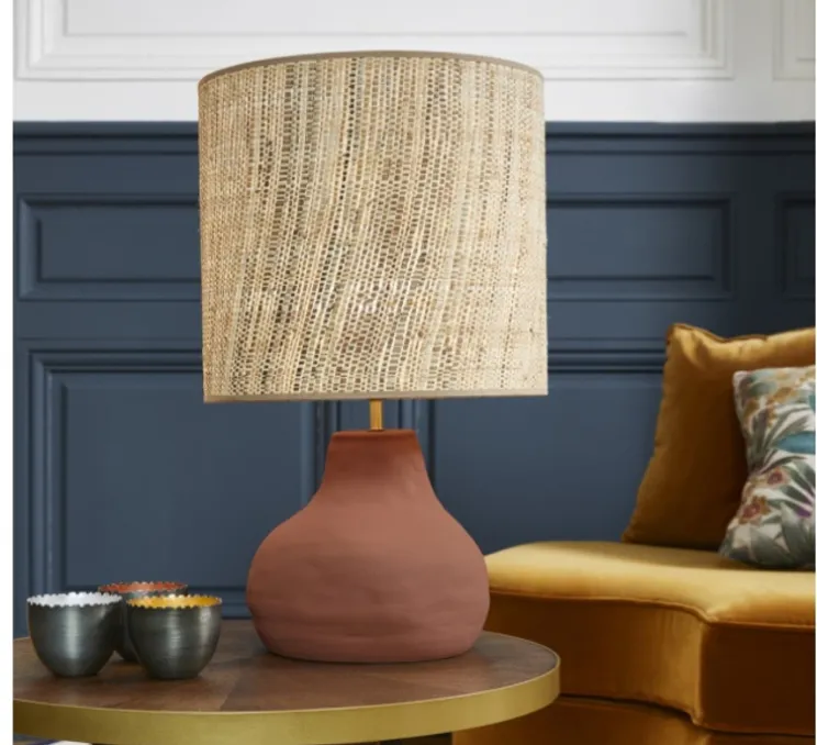 Lampe à poser, Portinatx M, Terracotta, Ø35cm, H58cm - Market Set