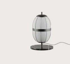 Lampe à poser, Pull, S1249, noir mat, Ø22cm, H40cm - Aromas del Campo