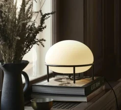 Lampe à poser, Pump, blanc & noir, Ø24cm, H22cm - WOUD