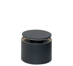 Lampe à poser, Push-Up, gris foncé, IP54, LED, dim, 2200-3000K, 207 - 235 - 248 lm, Ø12cm, H10cm - Zafferano