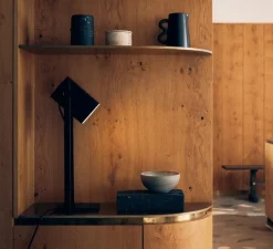 Lampe à poser, Quadro, noir, L11cm, H45cm - Frandsen