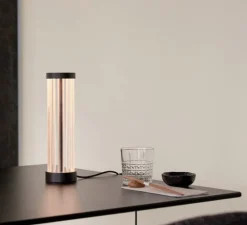 Lampe à poser, Quimera, bronze foncé mat, LED, dim, 2700-3000K, 120 lm, Ø8cm, H27,7cm - SLV