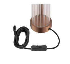Lampe à poser, Quimera, cuivre foncé mat, LED, dim, 2700-3000K, 120 lm, Ø8cm, H27,7cm - SLV