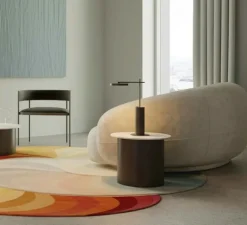 Lampe à poser, Rafaela, noir mat, LED, 3000K, 1050 lm, Ø11cm, H41cm - Robin