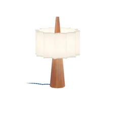 Lampe à poser, Rain, bois, bouleau, Ø30cm, H50cm - Robin