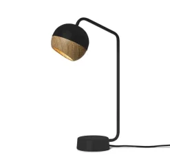 Lampe à poser, Ray, noir, L12cm, H40cm - Mater