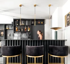 Lampe à poser, Rebound, Marbre vert, Ø40cm, H39,4cm - Carpyen