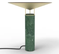 Lampe à poser, Rebound, Marbre vert, Ø40cm, H39,4cm - Carpyen