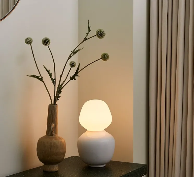 Lampe à poser, Reflection Enno, blanc, Ø15cm, H26cm - Tala