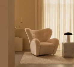 Lampe à poser, Reverse, marbre, noir, LED, dim, 2200-3000K, 560 lm, Ø24cm, H30cm - Audo Copenhagen