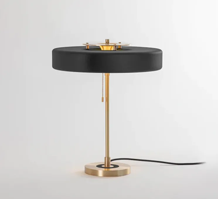 Lampe à poser Revolve Noir, Ø35cm, H42cm - Bert Frank