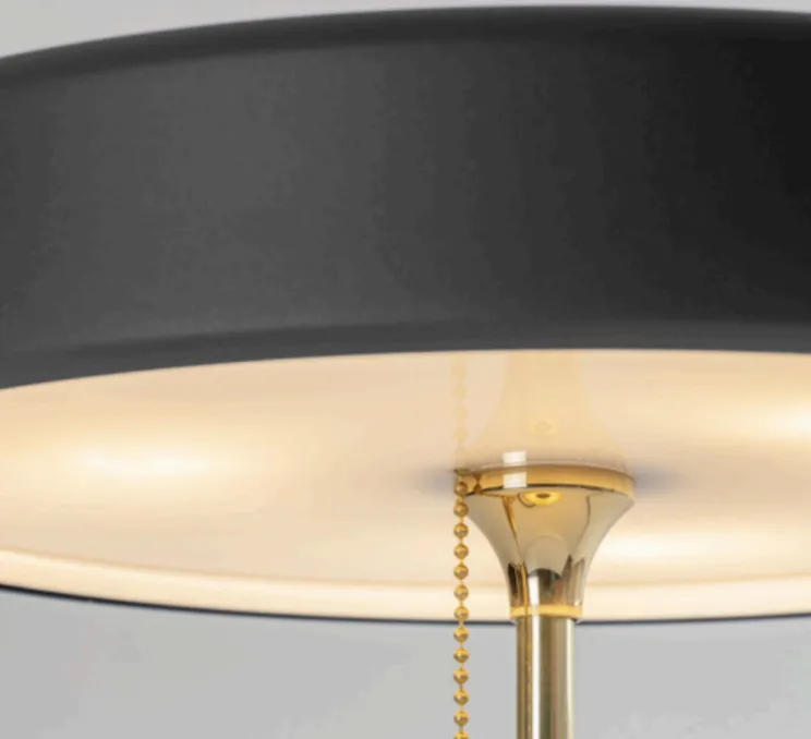 Lampe à poser Revolve Noir, Ø35cm, H42cm - Bert Frank