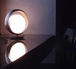 Lampe à poser, Ring T, noir, Ø15cm, H28cm - B.lux