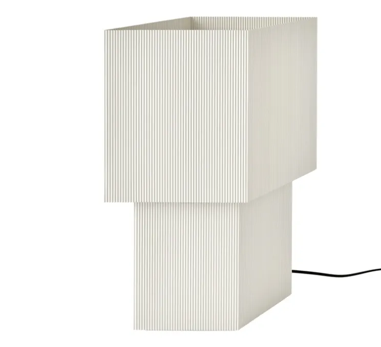 Lampe à poser, Romb 48, Coton, L39cm, H48cm - Pholc