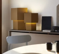 Lampe à poser, Romb 36, Cumin, L29cm, H36cm - Pholc