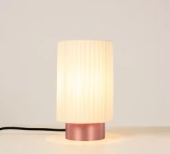 Lampe à poser, Ruban 10-20, cuivre satiné, Ø14cm, H24cm - CVL