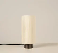 Lampe à poser, Ruban 07-20, graphite satiné, Ø10cm, H23cm - CVL