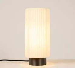 Lampe à poser, Ruban 10-28, graphite satiné, Ø14cm, H32cm - CVL