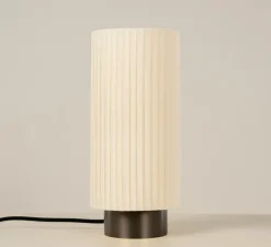 Lampe à poser, Ruban 10-28, graphite satiné, Ø14cm, H32cm - CVL