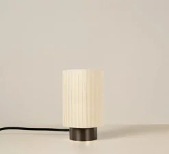 Lampe à poser, Ruban 07-14, graphite satiné, Ø10cm, H17cm - CVL