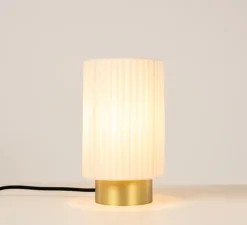Lampe à poser, Ruban 10-20, laiton satiné, Ø14cm, H24cm - CVL