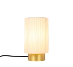 Lampe à poser, Ruban 10-20, laiton satiné, Ø14cm, H24cm - CVL