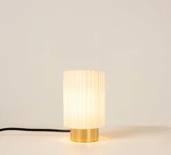 Lampe à poser, Ruban 07-14, laiton poli, Ø10cm, H17cm - CVL