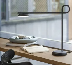 Lampe à poser, Salto, noir, LED, dim, 3000K, 550 lm, L47cm, H47cm - Northern