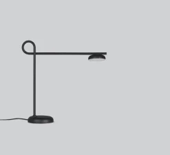 Lampe à poser, Salto, noir, LED, dim, 3000K, 550 lm, L47cm, H47cm - Northern