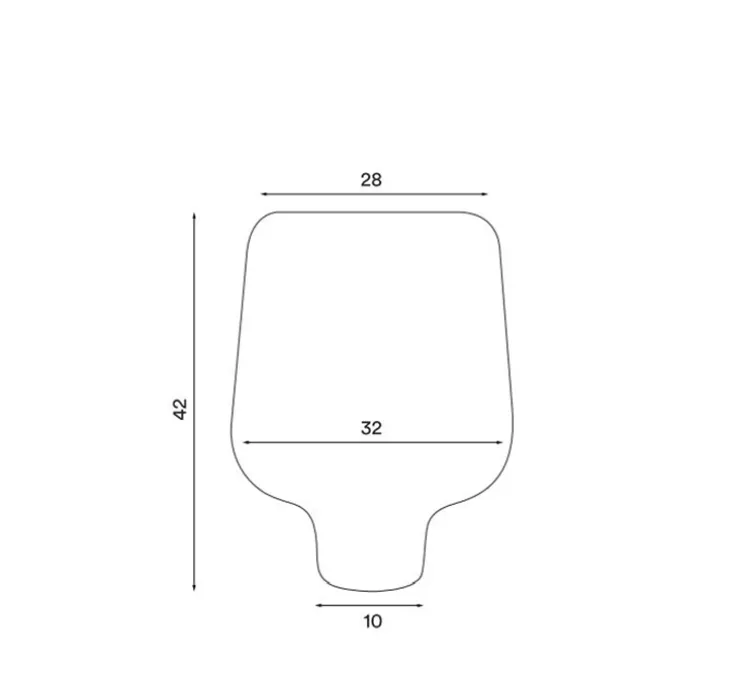 Lampe à poser, Say My Name, gris fumé matt, Ø28cm, H42cm - Northern