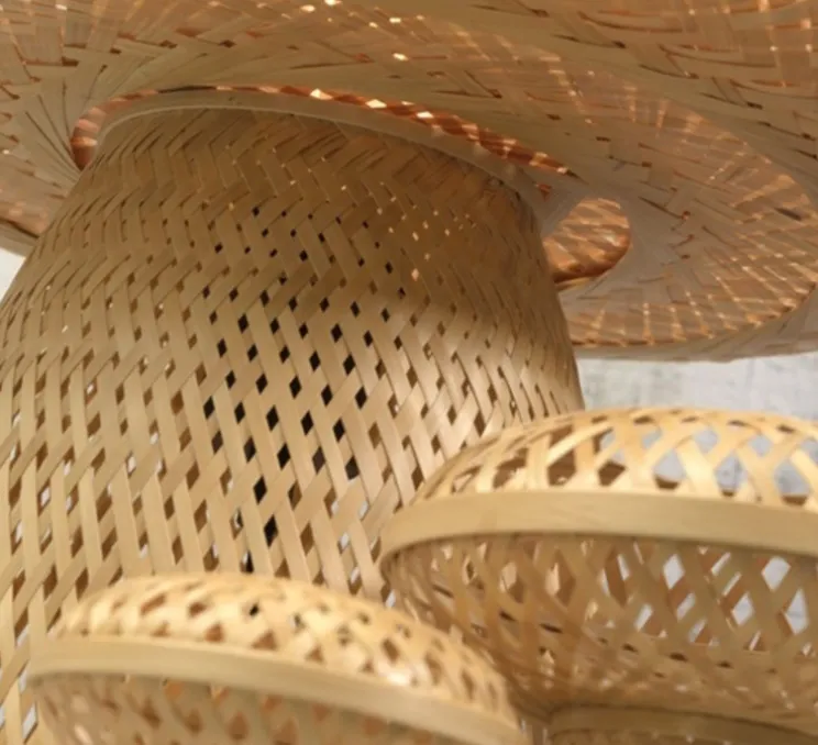 Lampe à poser, Set de 3 Palawan, Naturel, Ø40cm, H40cm - GOOD&MOJO