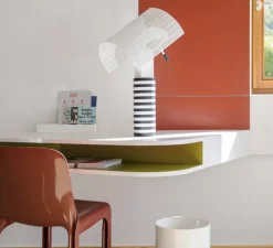 Lampe à poser, Shogun, noir et blanc, Ø32cm, H59,5cm - Artemide