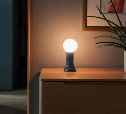 Lampe à poser, Shore, Gris fumé, Ø9,5cm, H22,5cm - Tala