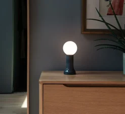 Lampe à poser, Shore, Gris fumé, Ø9,5cm, H22,5cm - Tala