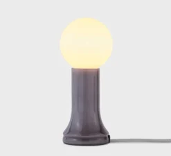 Lampe à poser, Shore, Gris fumé, Ø9,5cm, H22,5cm - Tala